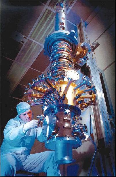 Figure 19: Photo of the cryogenic vacuum probe (image credit: Lockheed Martin)