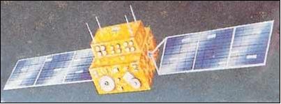 Illustration of the IRS-1A spacecraft