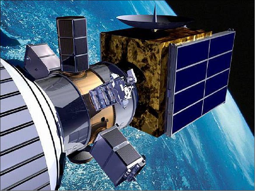 Figure 27: Typical mounting scenario of secondary payloads on the ESPA ring (image credit: Lockheed Martin)