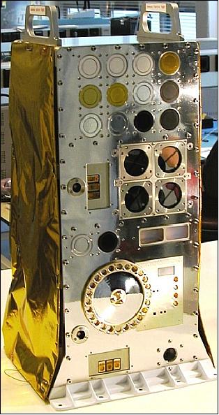 Figure 29: Photo of MEDET showing the ram face (image credit: ESA)