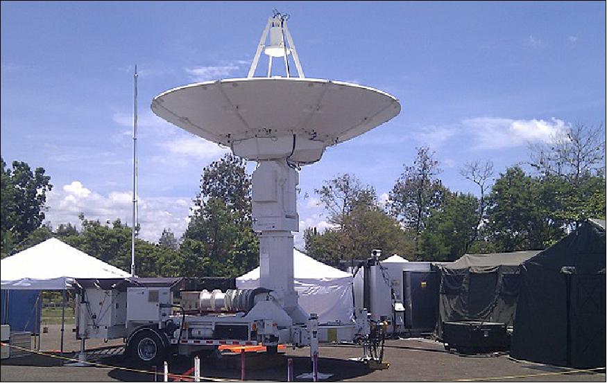 Figure 1: The Eagle Vision station is the world's first, lightweight, deployable, commercial satellite imagery downlink ground system (image credit: Airbus Defence and Space)