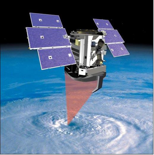 Figure 18: Illustration of the CloudSat spacecraft (image credit: NASA/JPL)