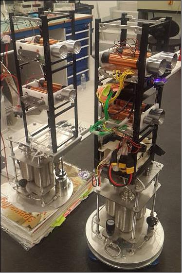 Figure 25: Prototype electro-magnetic RDV&D system under test at SSC (image credit: AAReST collaboration)
