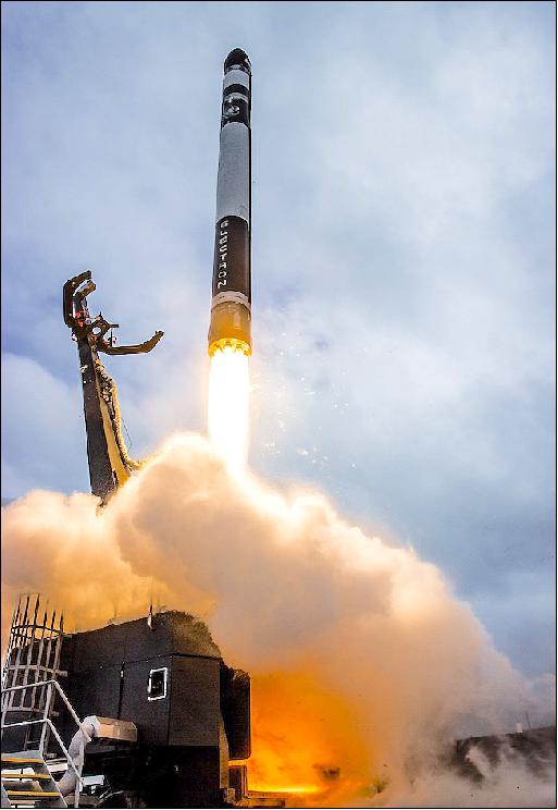 Figure 2: Lift-off of the R3D2 mission from LC-1 (image credit: Kieran Fanning and Sam Toms)