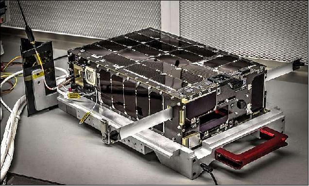 Figure 9: Image of the Dellingr nanosatellite (image credit: NASA/GSFC, Bill Hrybyk)