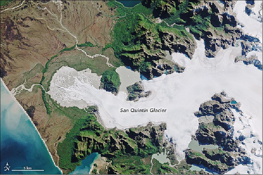 Figure 39: The San Quintin Glacier excerpt from Figure 37