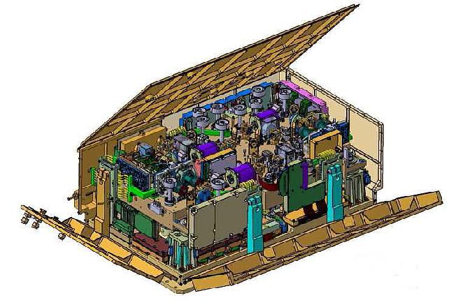 Figure 20: View of the laser source mechanical design (image credit: CNES)