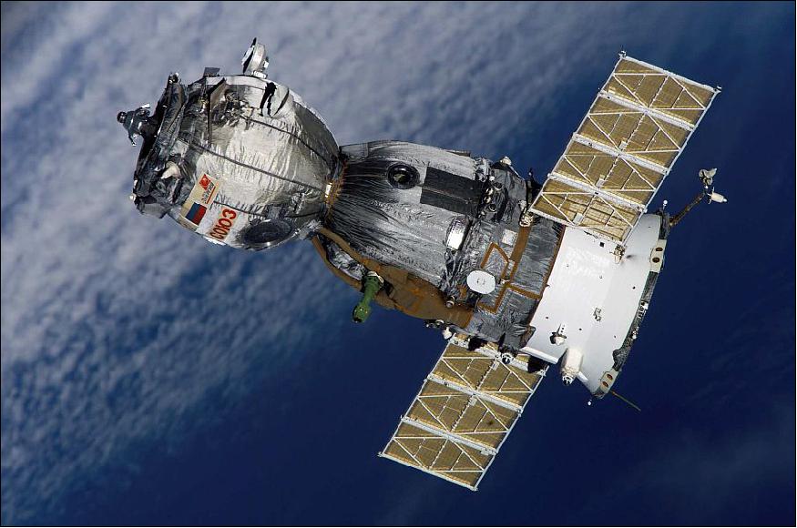 Figure 30: ISS crew vehicle: Soyuz-TMA-M (image credit: ESA, Roscosmos)
