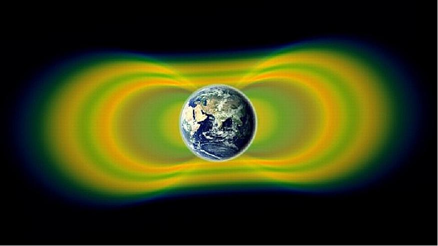 Figure 51: Artist's rendition of the new model of the three radiation belt regions (image credit: NASA)