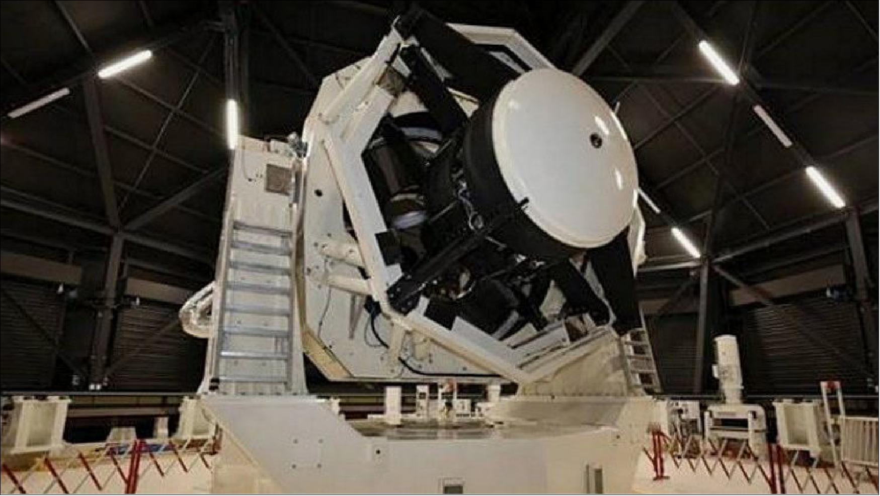 Figure 2: The Space Surveillance Telescope is seen here at the joint Australian-US space facility at Exmouth on Western Australia’s Coral Coast (image credit: Commonwealth of Australia 2020)