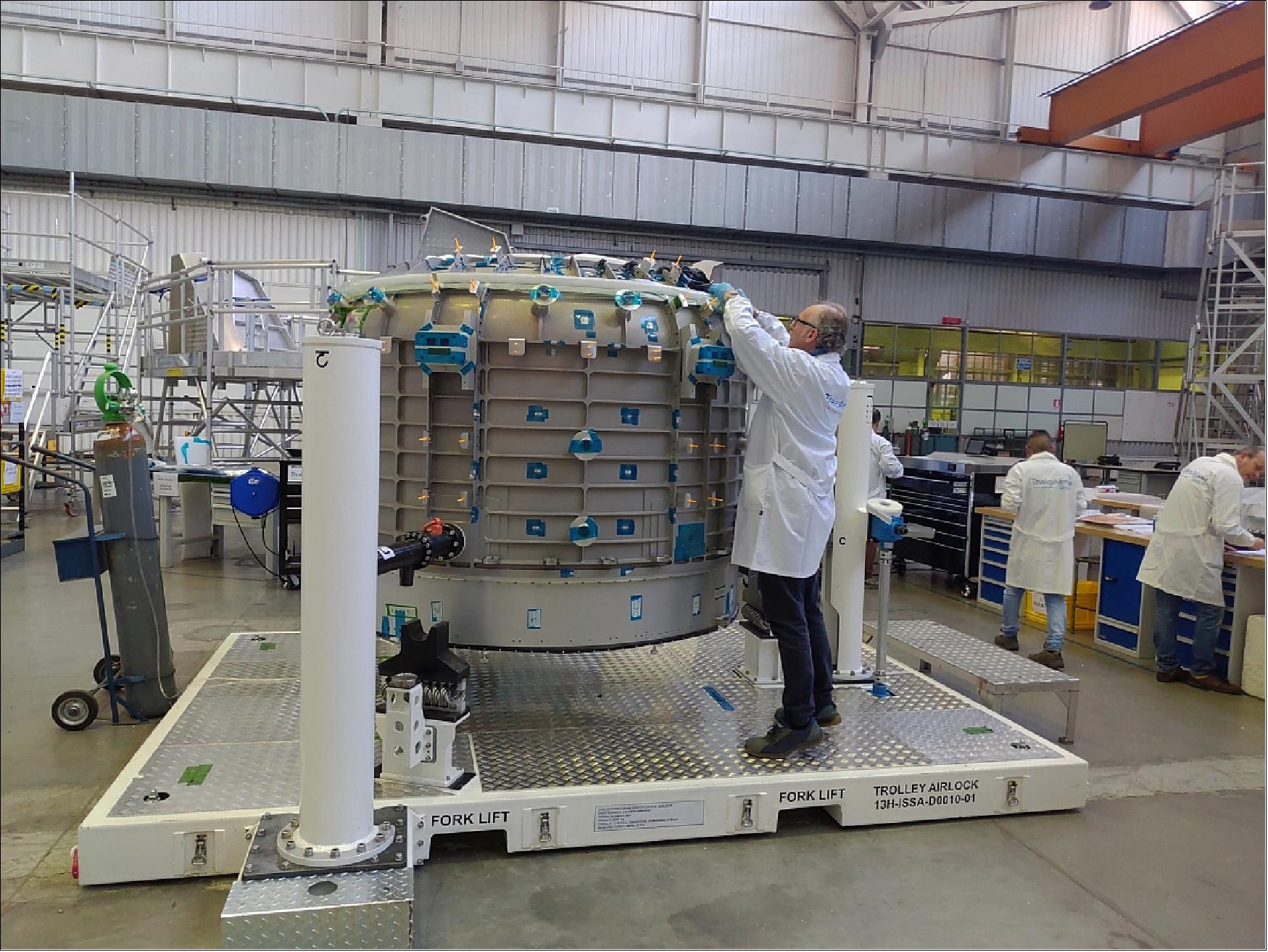 Figure 9: The "Bishop" Airlock Shell ready to ship to NanoRacks (image credit: TAS)