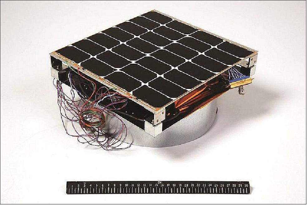 Figure 10: The PRAM hardware is the first orbital experiment designed to convert sunlight for microwave power transmission for solar power satellites (image credit: U.S. Naval Research Laboratory)
