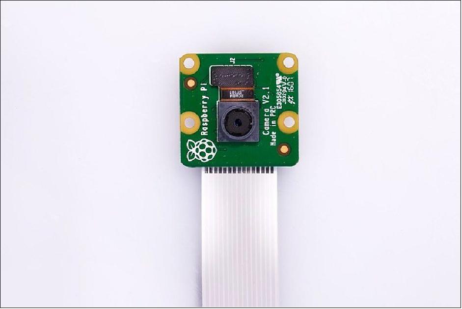 Figure 3: The Camera Module is part of Ed. The camera module can be used to take high-definition video, as well as still photographs (image credit: Astro Pi)