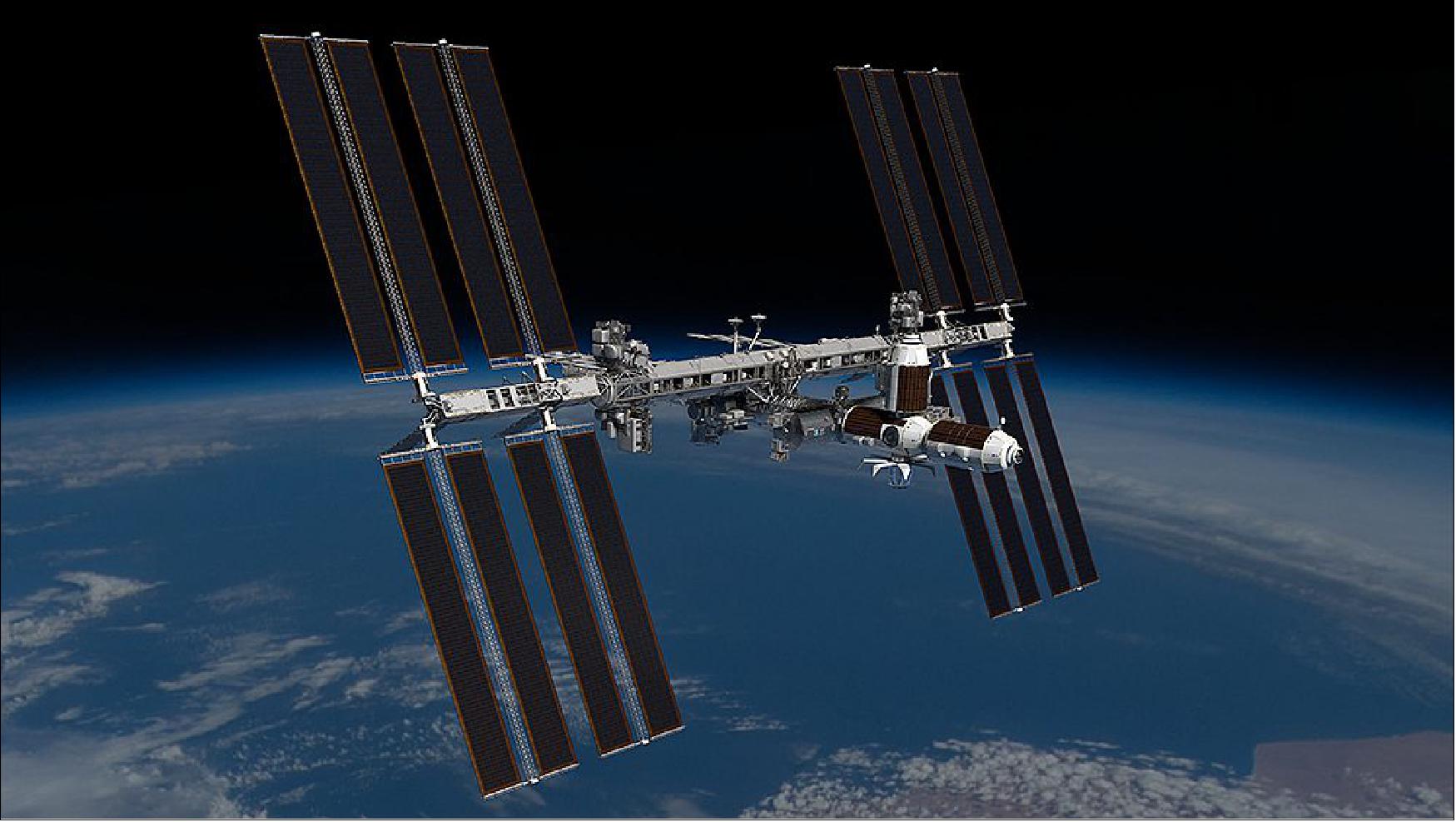 Figure 27: Illustration of the AXIOM modules attached to the ISS (image credit: Axiom)