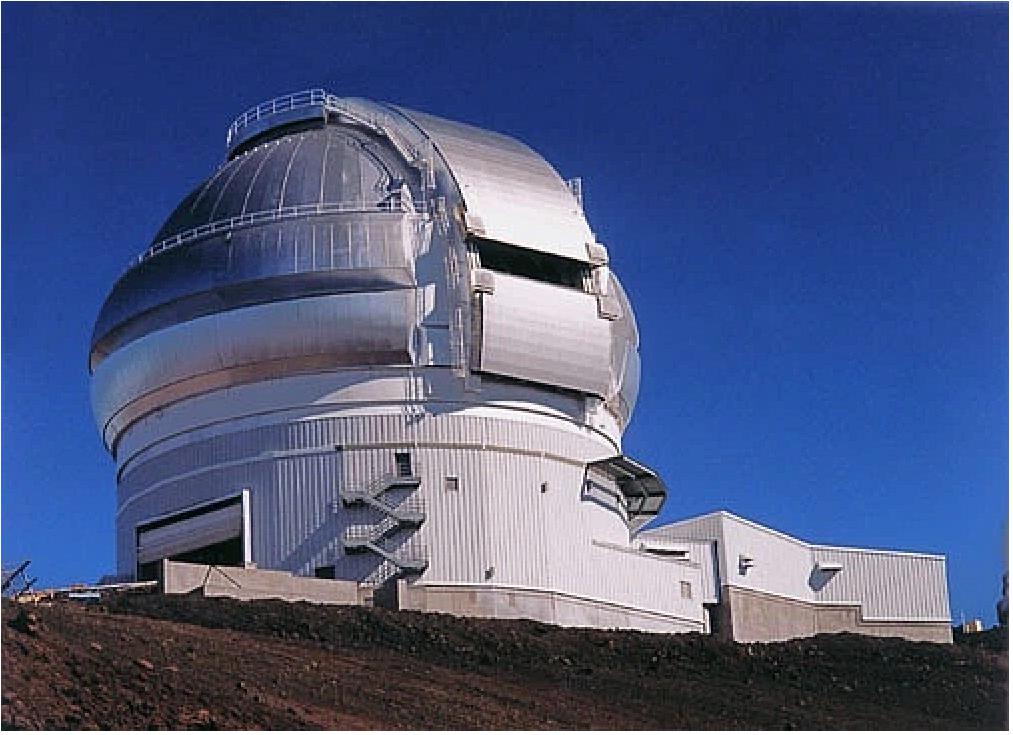 Figure 20: NOAO (National Optical Astronomy Observatory) Gemini North on MaunaKea, Hawaii, USA, altitude of 4,213 m (image credit: UCLA)