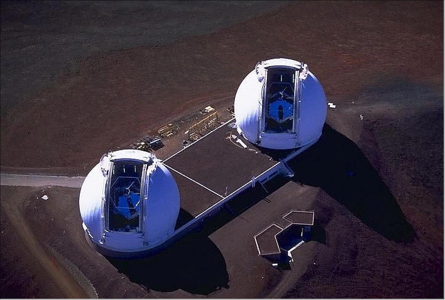Figure 19: Keck Observatory, operated by Caltech and the University of California, MaunaKea Hawaii USA, altitude of 4,207 m