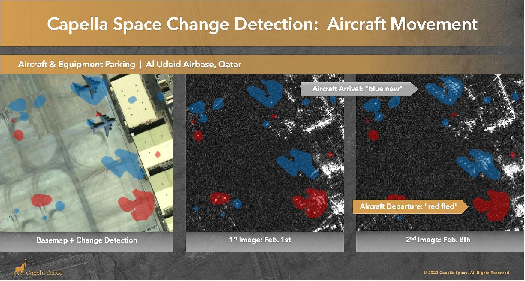 Figure 11: Al Udeid Airbase, Qatar (image by Capella Space)
