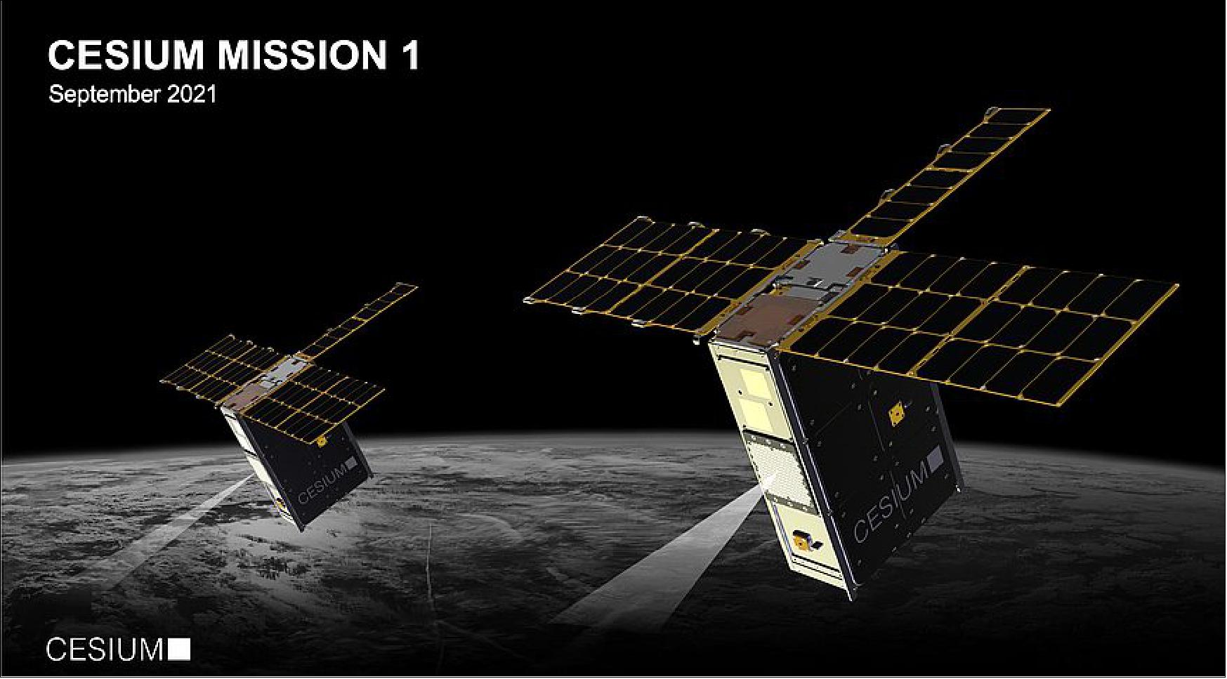 Figure 1: CesiumAstro plans to launch two 6U CubeSats in September to create an on-orbit platform for testing and experiments with electronically steerable, multibeam active phased array technology (image credit: CesiumAstro)