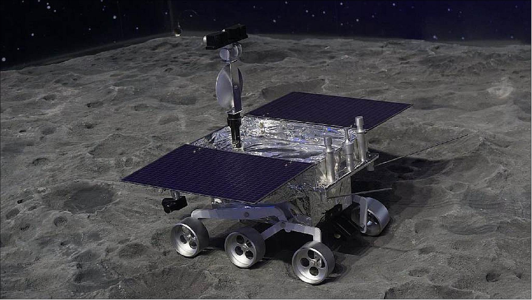 Figure 18: The rover Yutu-2 has traveled over 345 meters on Moon's far side (image credit: VCG Photo)