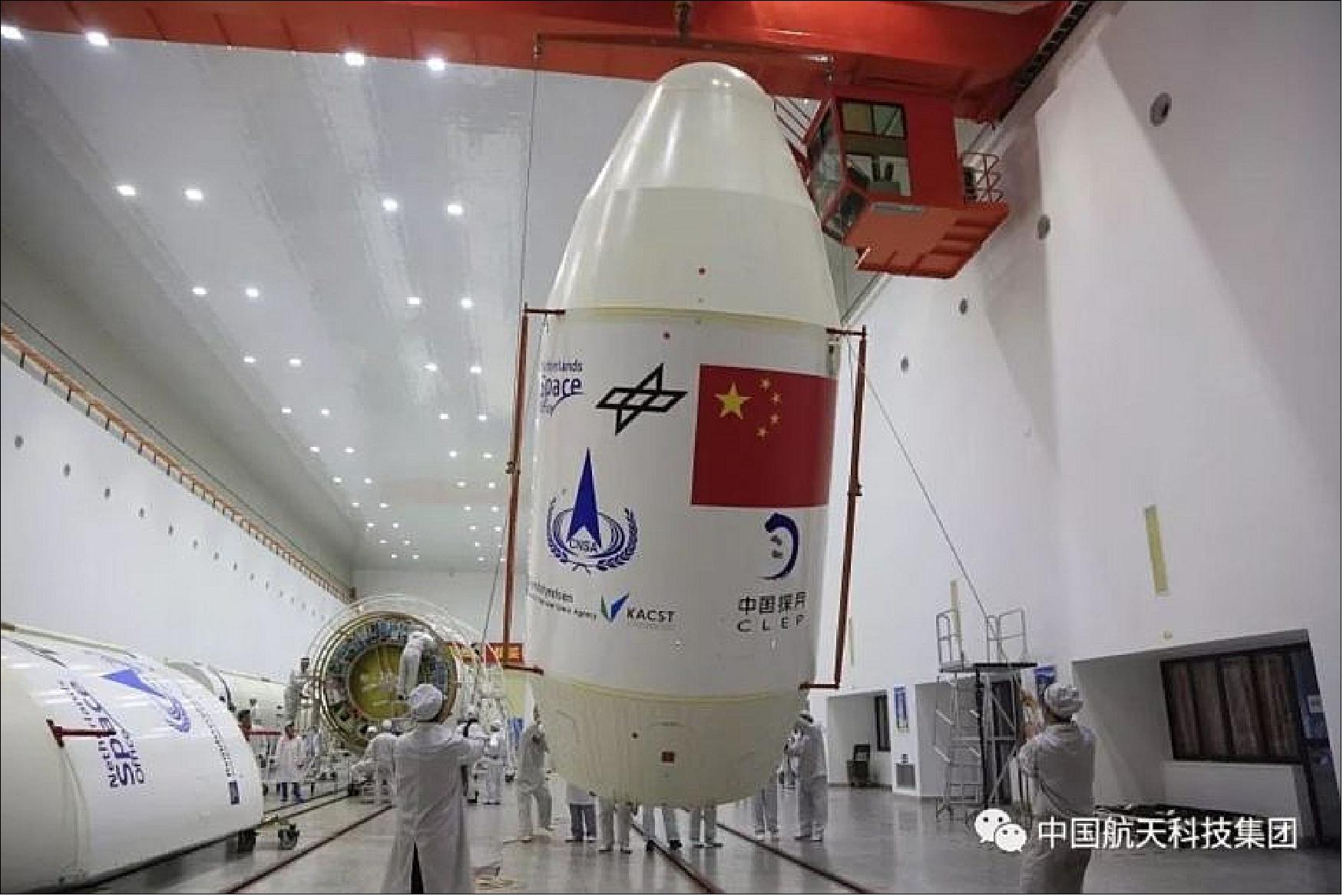 Figure 5: Payload fairing for the Chang’e-4 lunar far side mission (image credit: CASC)