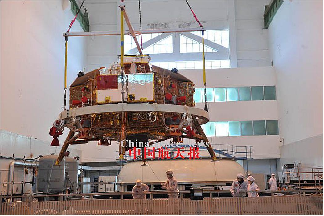 Figure 4: Chang’e-3 Lander (photo credit: China Space News)