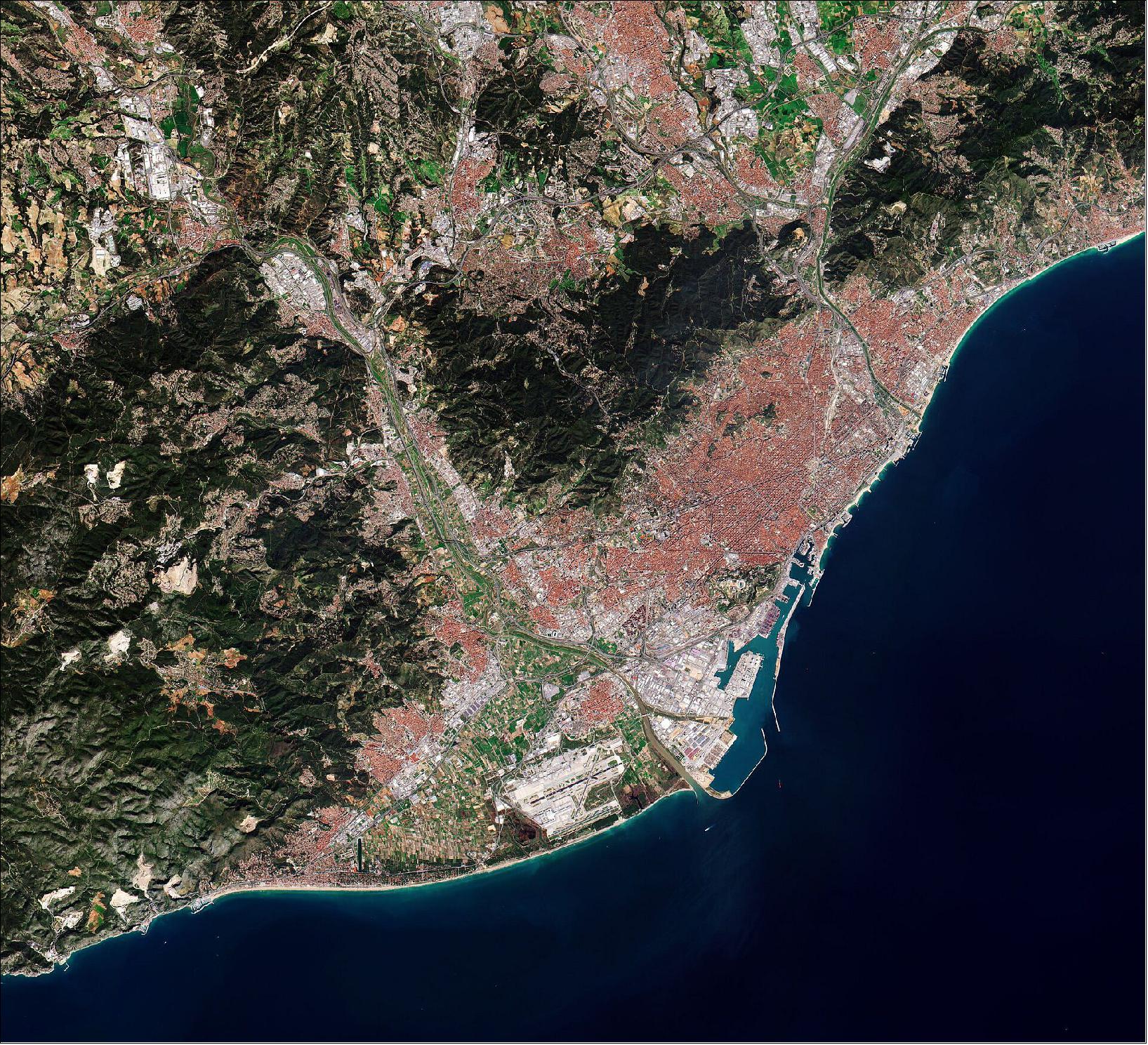 Figure 31: This image of Sentinel-2, which was captured on 16 March 2017, is also featured on the Earth from Space video program (image credit: ESA, the image contains modified Copernicus Sentinel data (2017), processed by ESA, CC BY-SA 3.0 IGO)