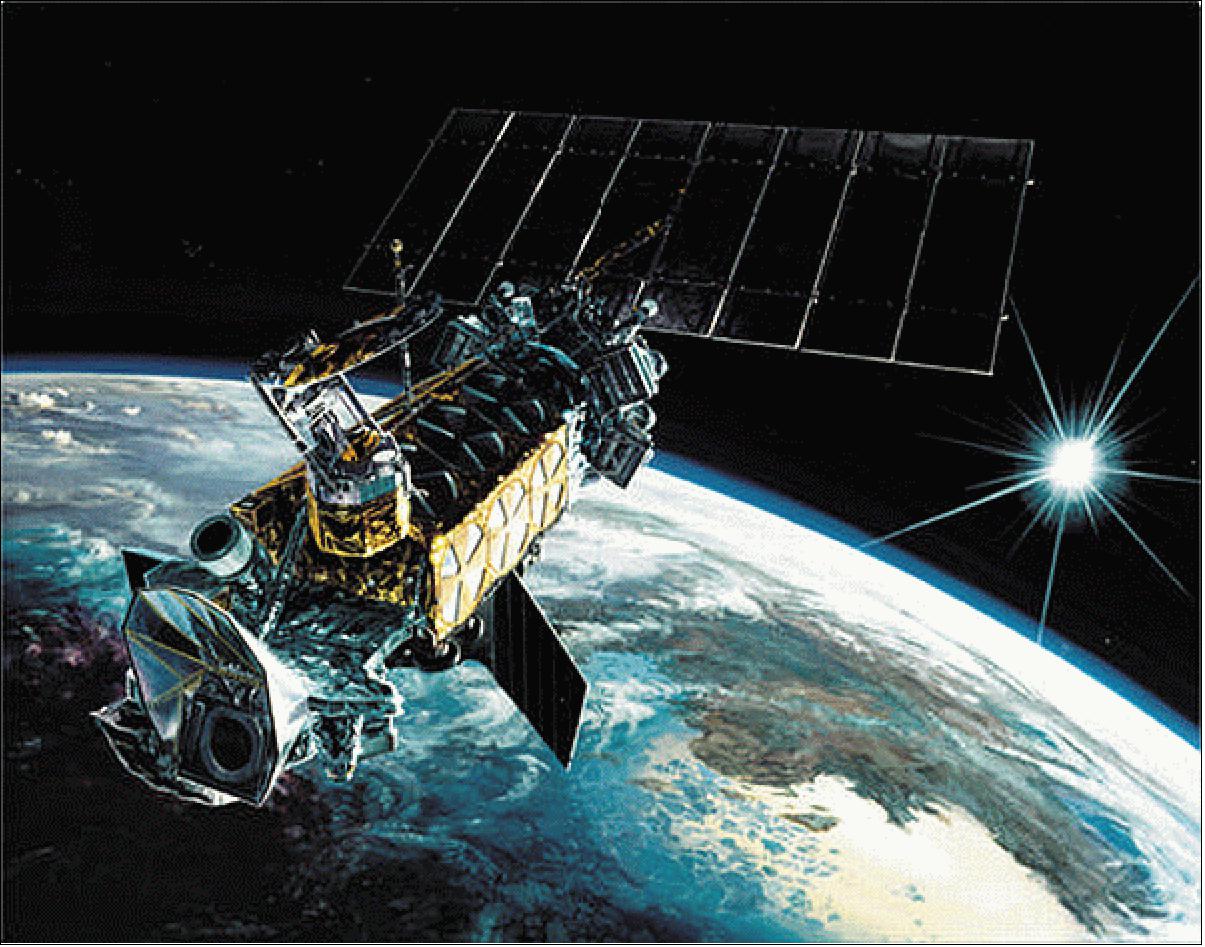 Figure 60: Illustration of the deployed DMSP Block 5D-2 spacecraft (image credit: USAF)