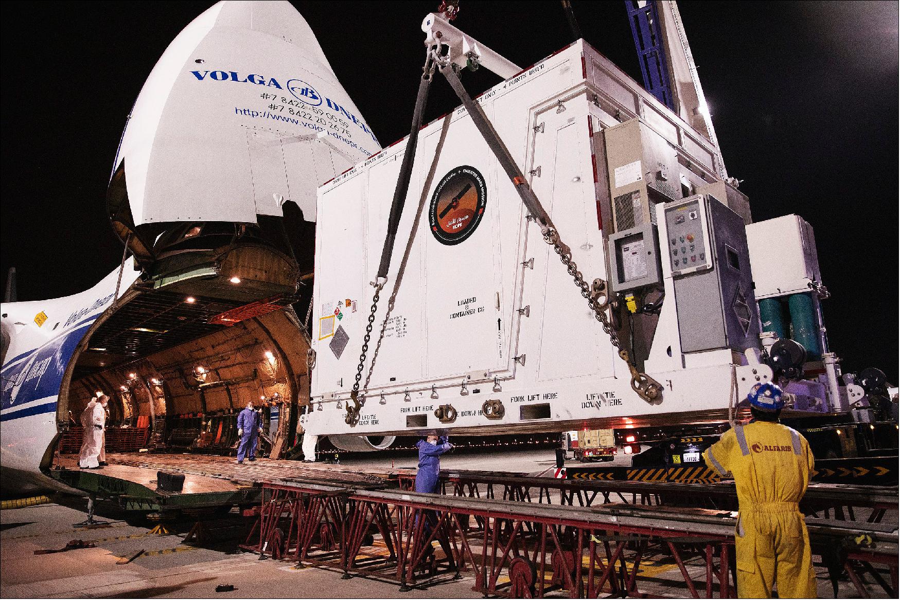 Figure 3: Transferring the probe via a special truck (photo: AETOSWire)