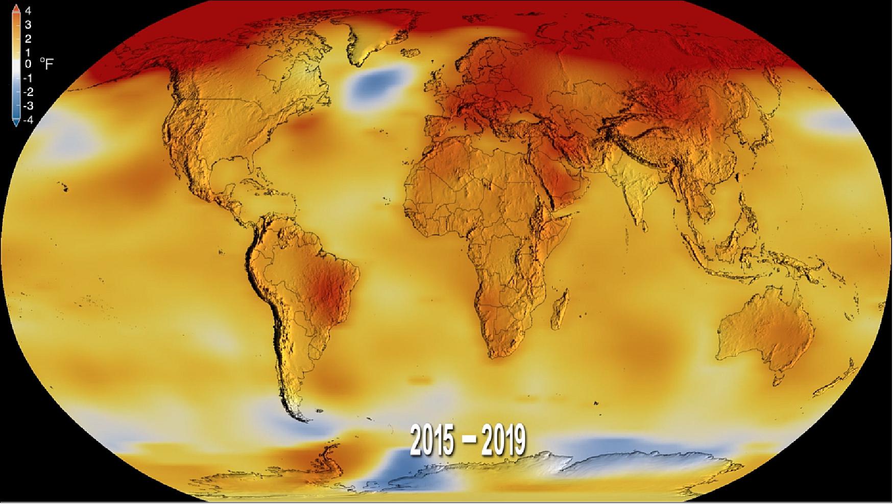 Figure 99: The past five years have been the warmest of the past 140 years (image credit: NASA, GISS)