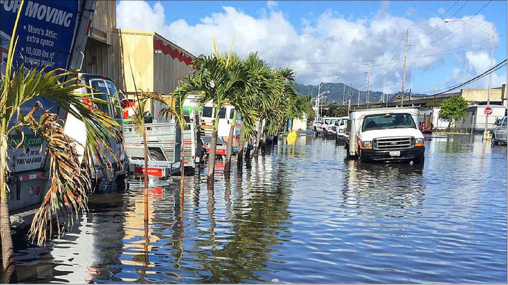 Figure 31: High-tide flooding in Honolulu (image credit: Hawaii Sea Grant King Tides Project)