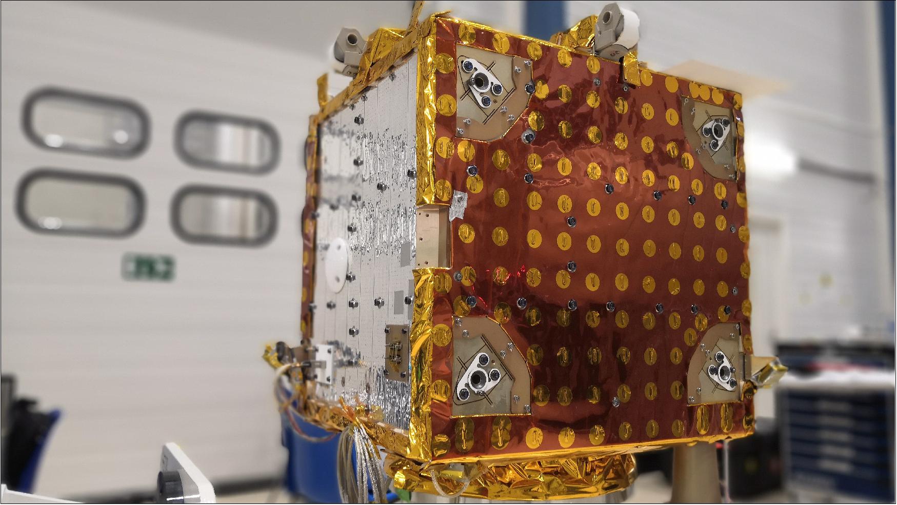 Figure 3: The ESAIL microsatellite completes environmental tests (image credit: LuxSpace)