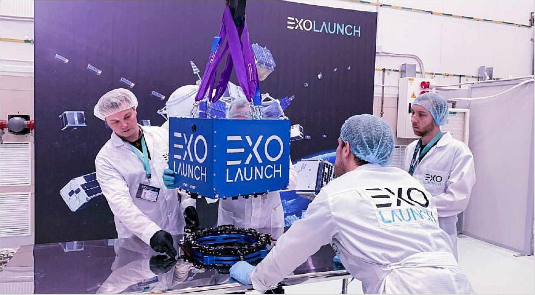 Figure 6: Exolaunch prepares its CarboNIX product, a "shock-free separation system" for small satellites with a mass of 10-350 kg (image credit: Exolaunch)