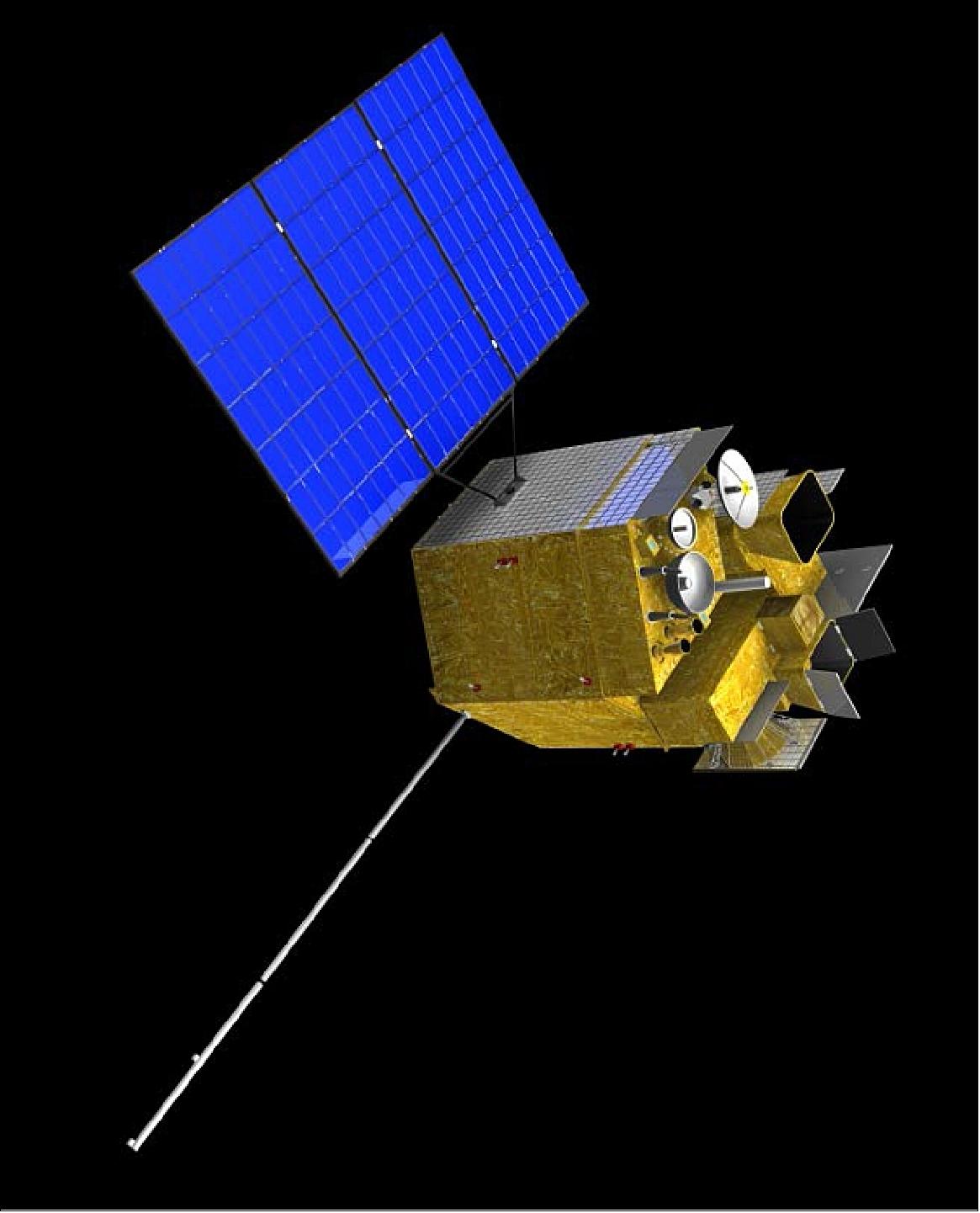 Figure 2: Illustration of the FY-4A prototype spacecraft (image credit: CMA/NSMC, Ref. 12)
