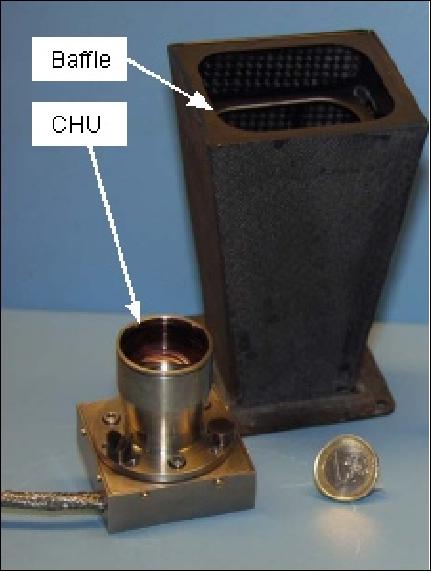 Figure 12: View of a camera head unit and baffle (image credit: IRS)