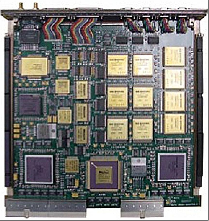 Figure 7: Photo of the PowerPC RAD750 microprocessor card (image credit: BAE Systems)