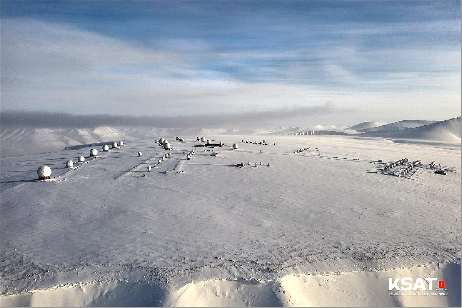 Figure 15: KSAT's Svalbard ground station (image credit: KSAT)