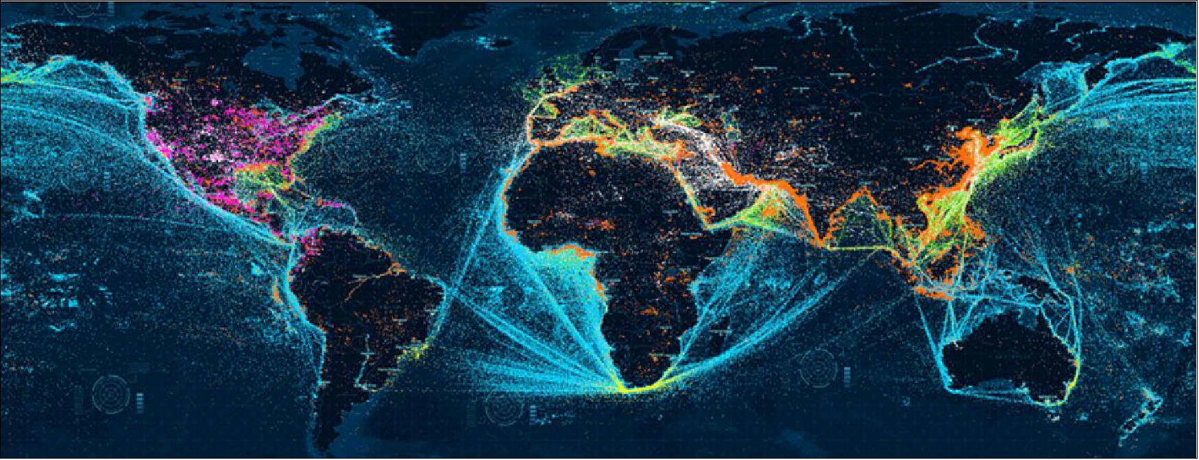 Figure 19: Pilot program explores how commercial RF geospatial data can augment NGA and United States combatant command intelligence activities (image credit: HawkEye 360)