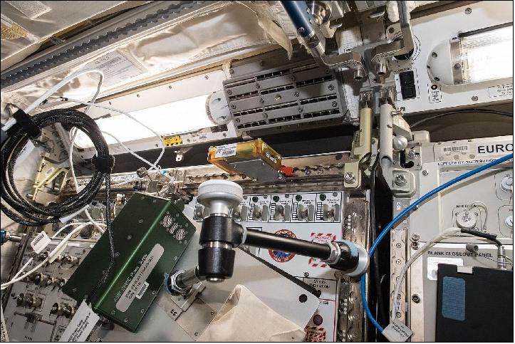 Figure 7: Wireless Compose module installed on the Space Station (image credit: DLR)