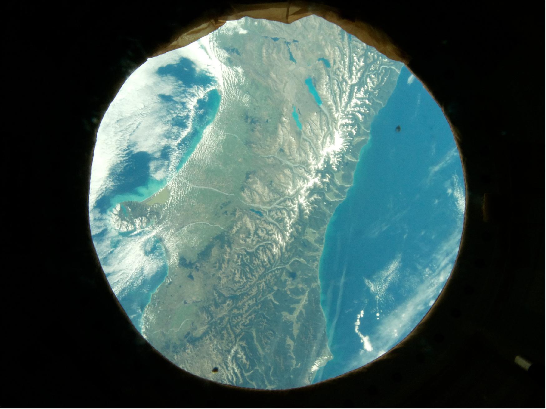 Figure 13: Picture taken from the ISS with the new Astro Pi VIS (image credit: ESA/NASA)