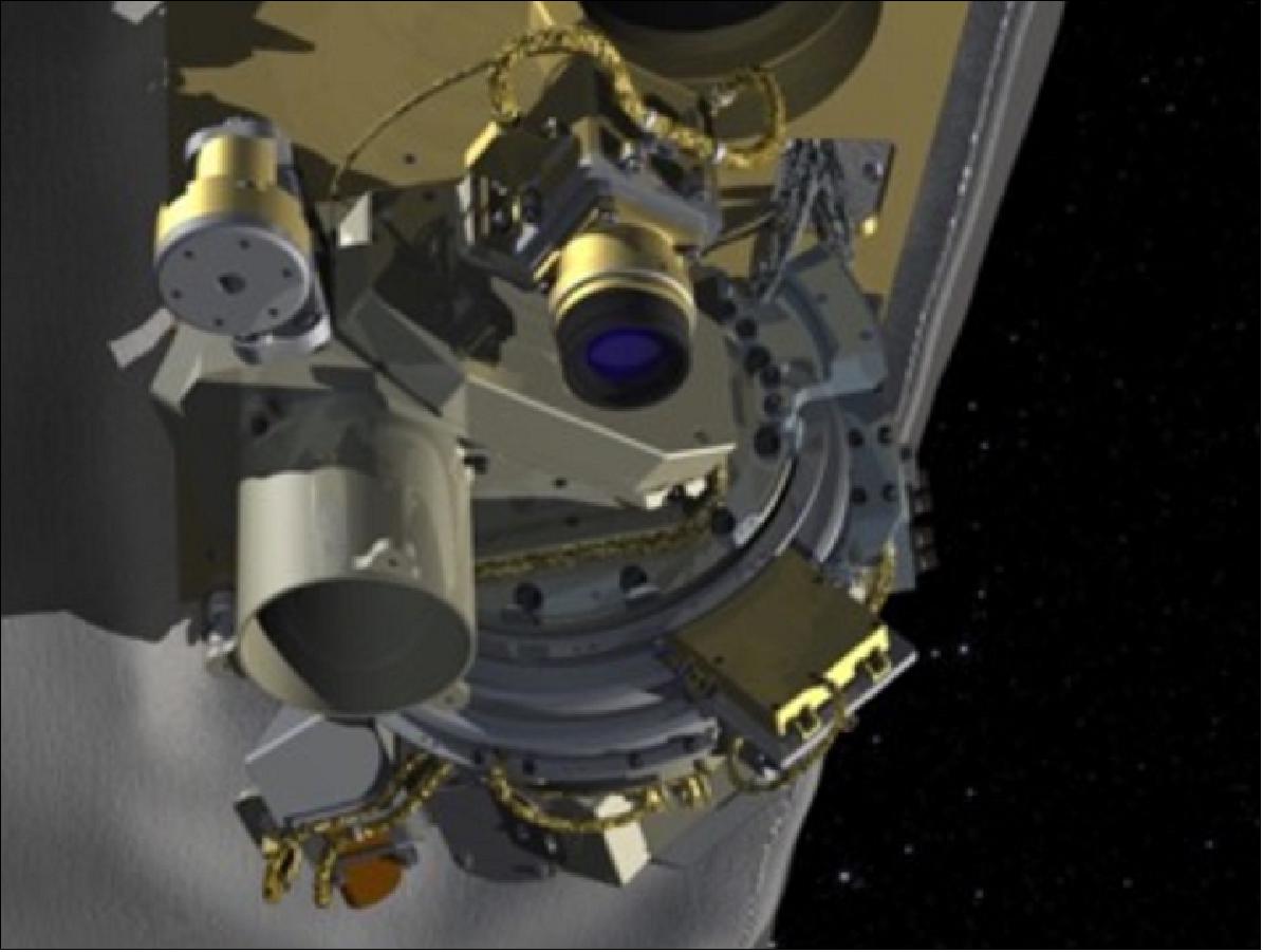 Figure 13: Illustration of the OCO-3 PMA (Pointing Mirror Assembly), image credit: NASA/JPL, Caltech