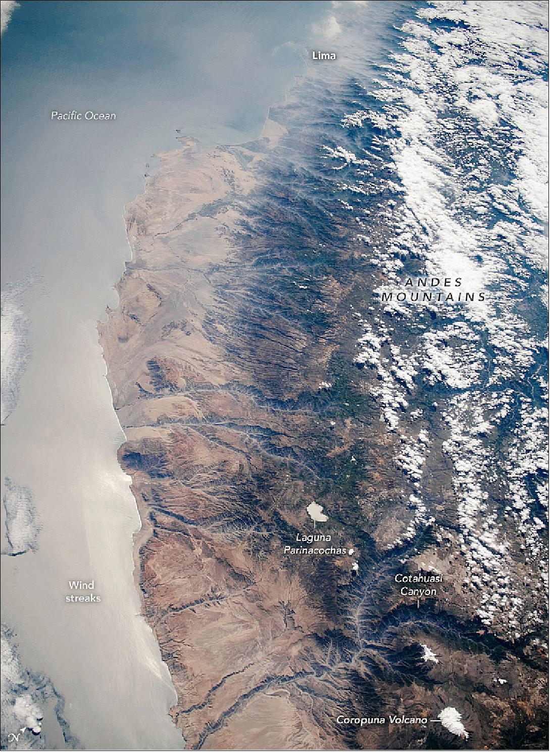 Figure 116: The astronaut photograph ISS059-E-39541 was acquired on May 1, 2019, with a Nikon D5 digital camera using a 50 mm lens and is provided by the ISS Crew Earth Observations Facility and the Earth Science and Remote Sensing Unit, Johnson Space Center. The image was taken by a member of the Expedition 59 crew (image credit: NASA Earth Observatory, caption by M. Justin Wilkinson)