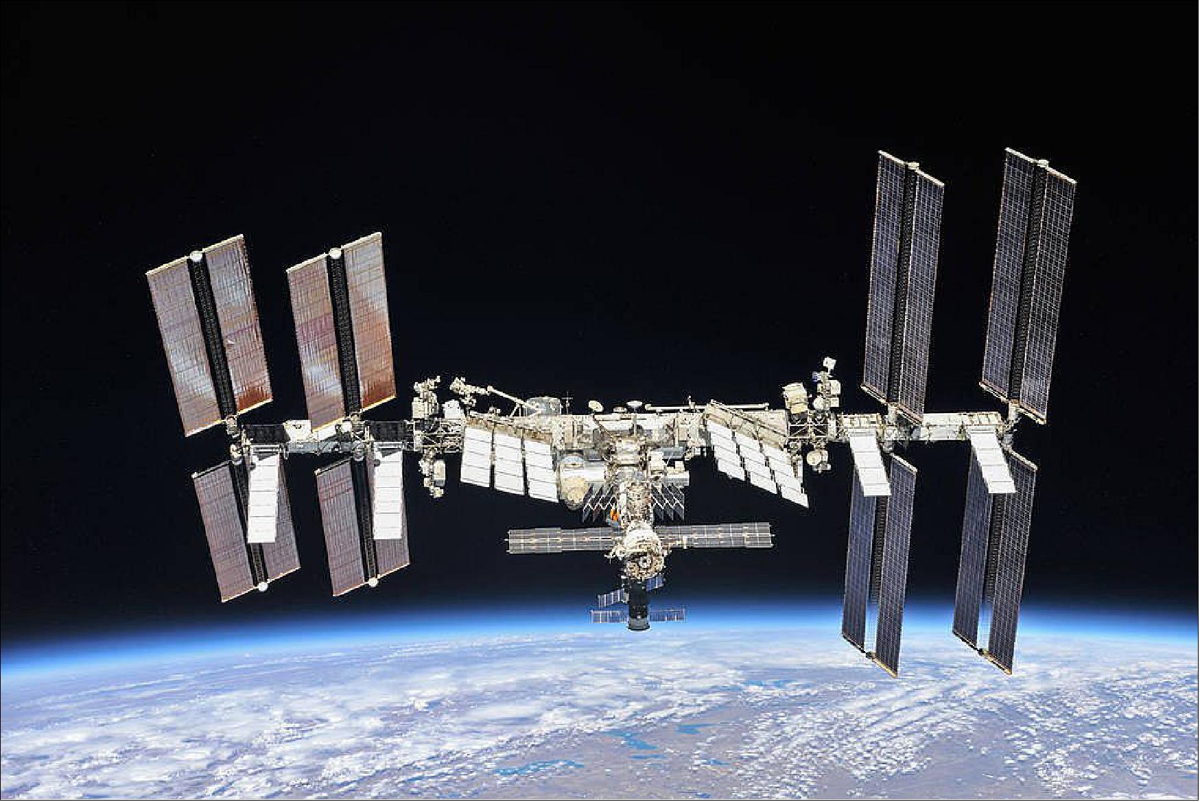 Figure 8: Astronauts and experiments on the International Space Station work to make life better on Earth and help humanity explore deep into the cosmos (image credit: NASA)