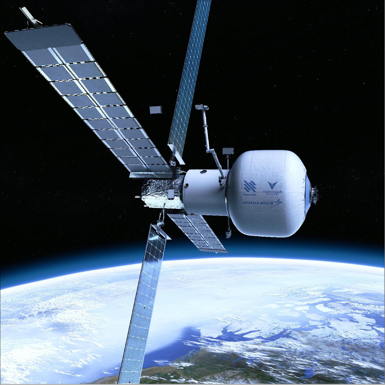 Figure 4: Starlab, a commercial low-Earth orbit space station is being planned for use by 2027 (image credit: Nanoracks)