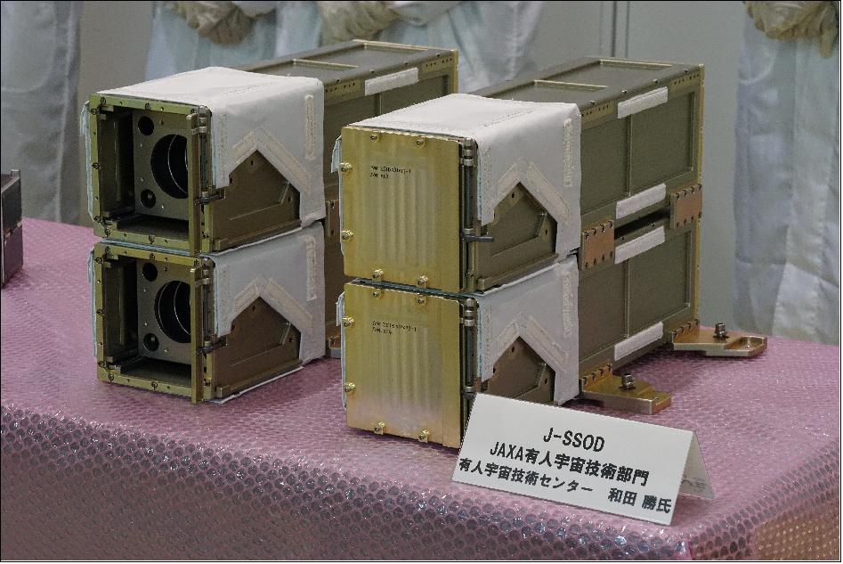 Figure 29: Photo of the upgraded J-SSOD-2 (front and back views), image credit: JAXA