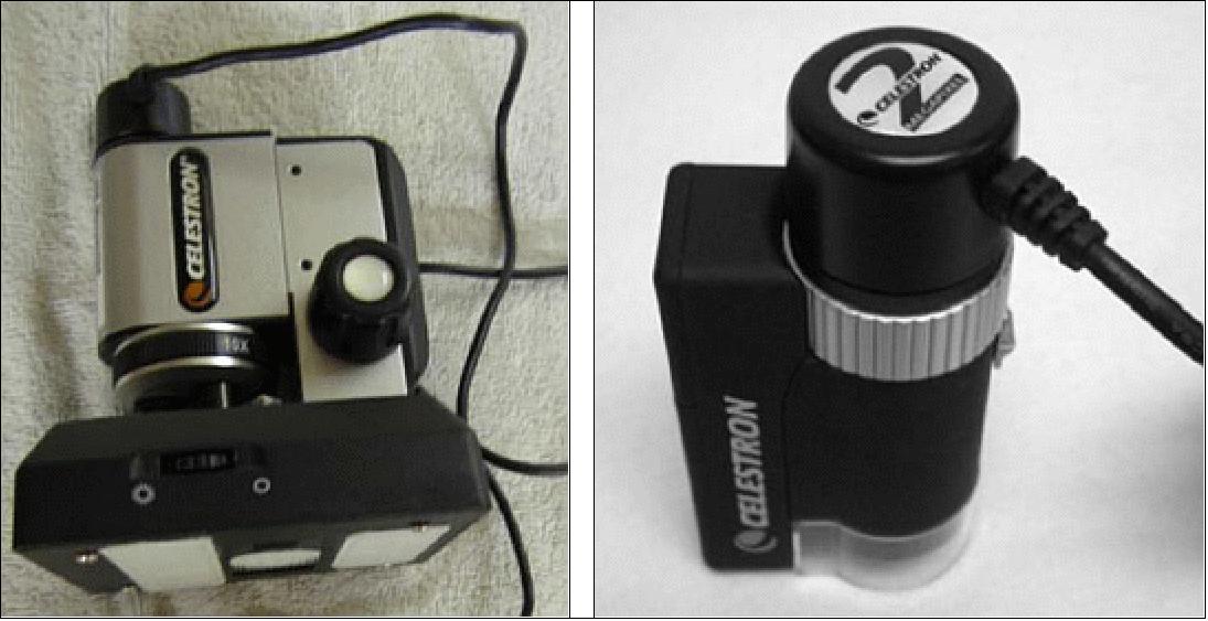 Figure 49: Photos of Microscope-1 (left) and Microscope-2 (image credit: NanoRacks)