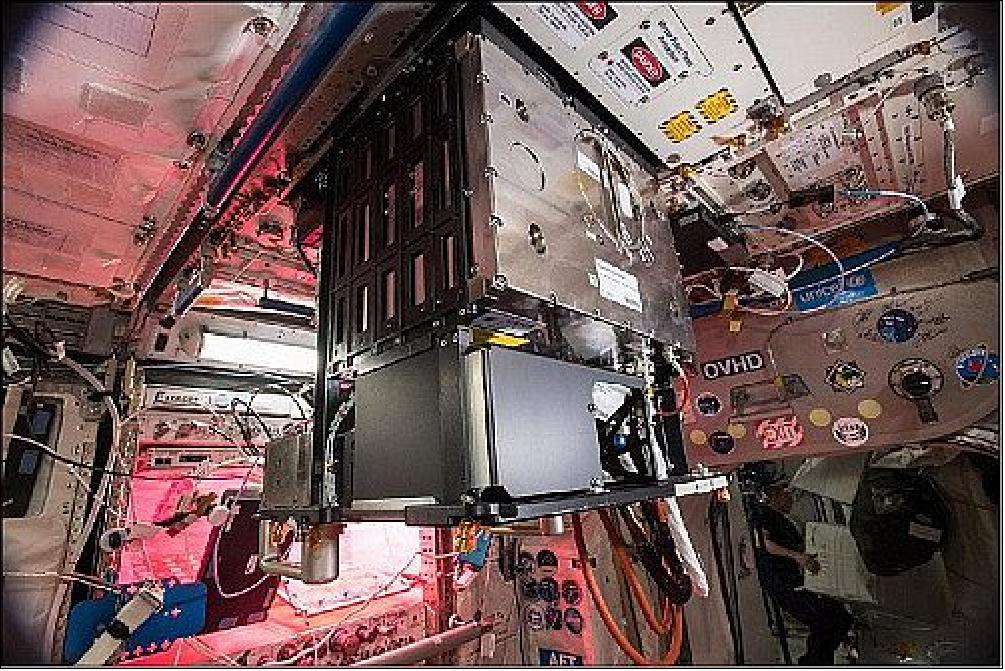 Figure 3: The Fluid Science Laboratory rack in the Columbus module of the ISS (image credit: ESA)