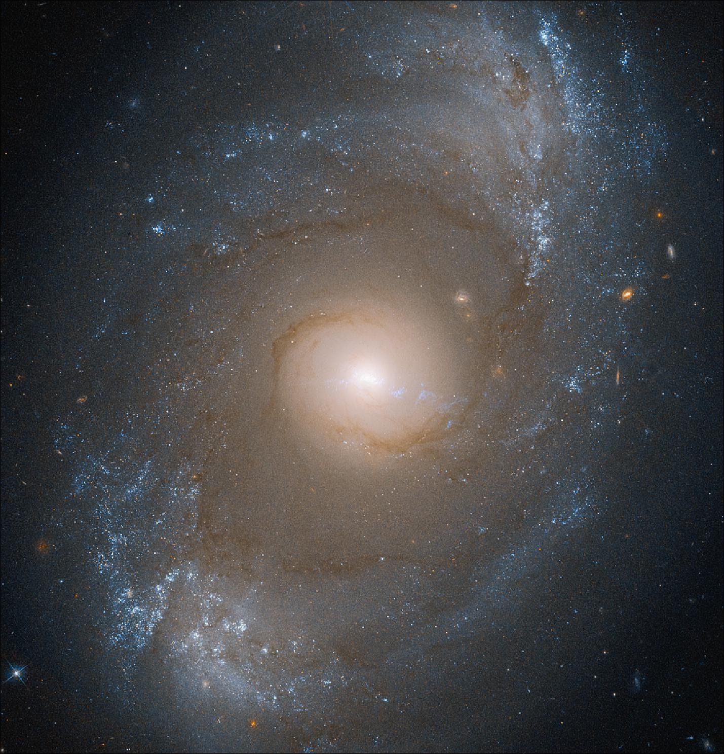 Figure 29: The spiral galaxy NGC 4151 has a bright, active core powered by a supermassive black hole. Webb will weigh the black hole by measuring the motions of stars at the galaxy’s center [image credits: NASA, ESA, and J. DePasquale (STScI)]