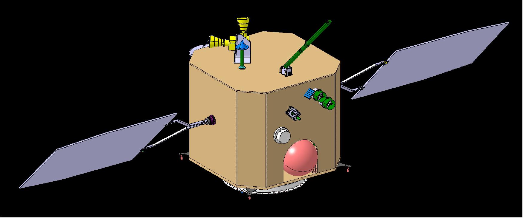 Figure 3: Illustration of the KPLO spacecraft provided by KARI (image credit: KARI)