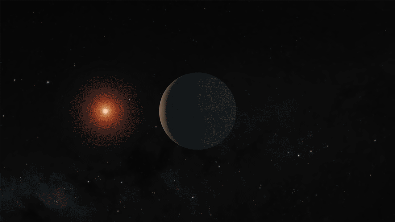 Figure 40: This artist's concept shows TRAPPIST-1h, one of seven Earth-size planets in the TRAPPIST-1 planetary system. NASA's Kepler spacecraft, operating in its K2 mission, obtained data that allowed scientists to determine that the orbital period of TRAPPIST-1h is 19 days (image credit: NASA/JPL-Caltech)