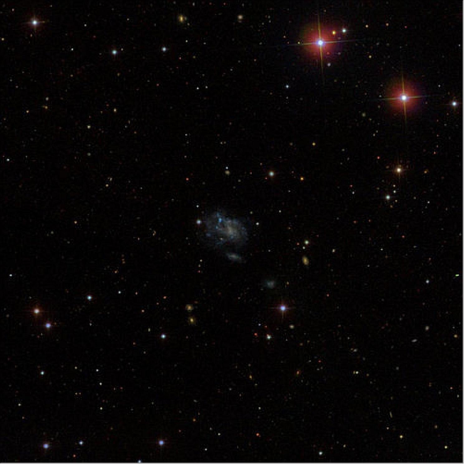 Figure 29: The supernova—known as SN 2018oh—is located in a spiral galaxy called UGC 4780 in the constellation Cancer at a distance of more than 170 million light years (image credit: NASA)